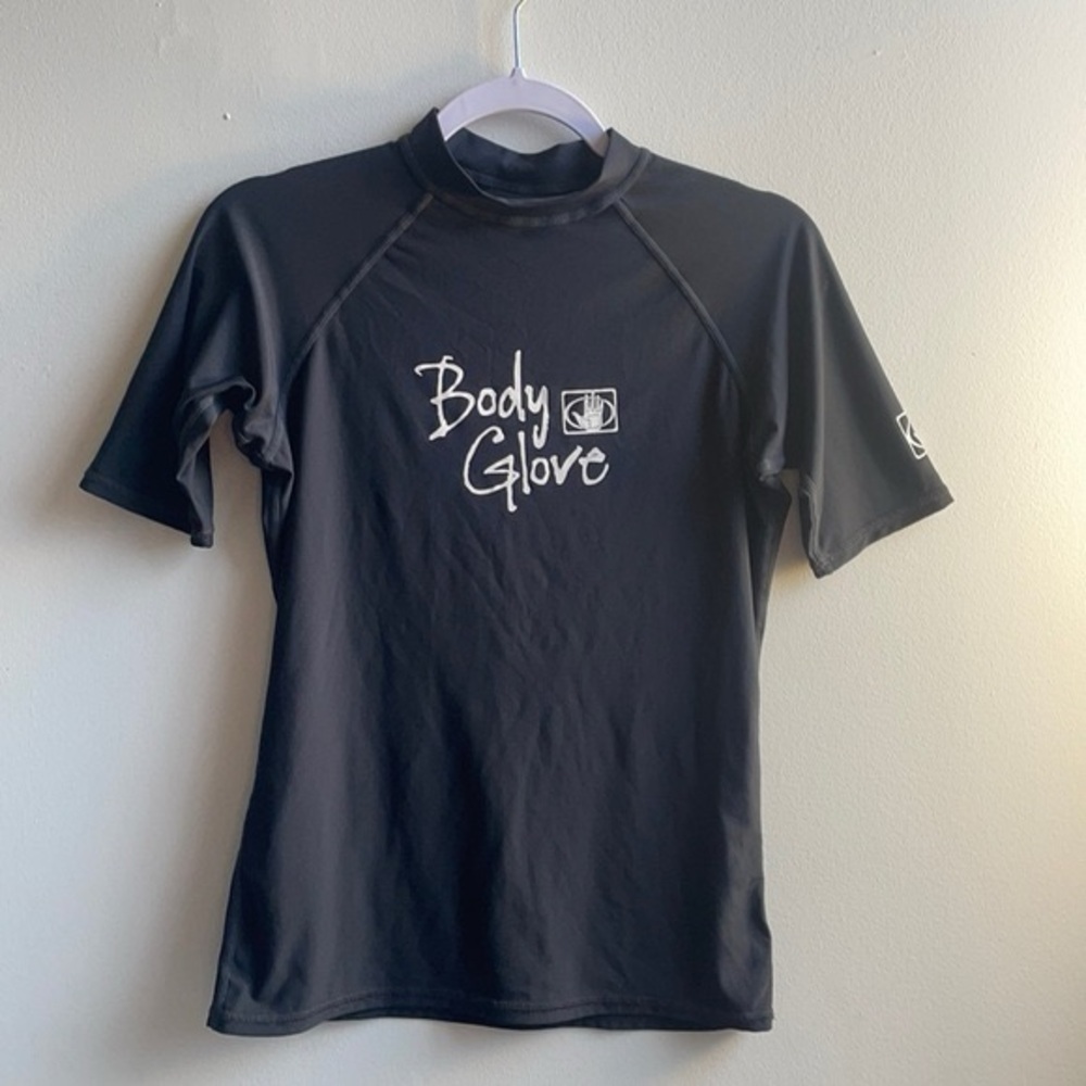 Black Body Glove Short Sleeve UV Top XL